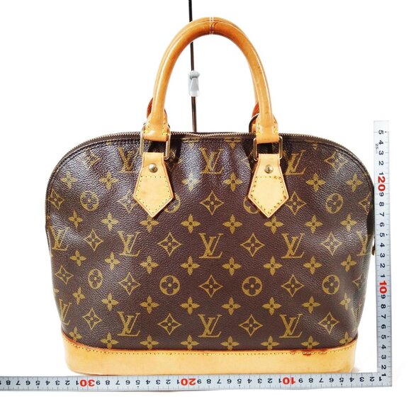 Louis Vuitton Alma Brown Monogram Hand Bag lux392-102325 - Picture 2 of 9